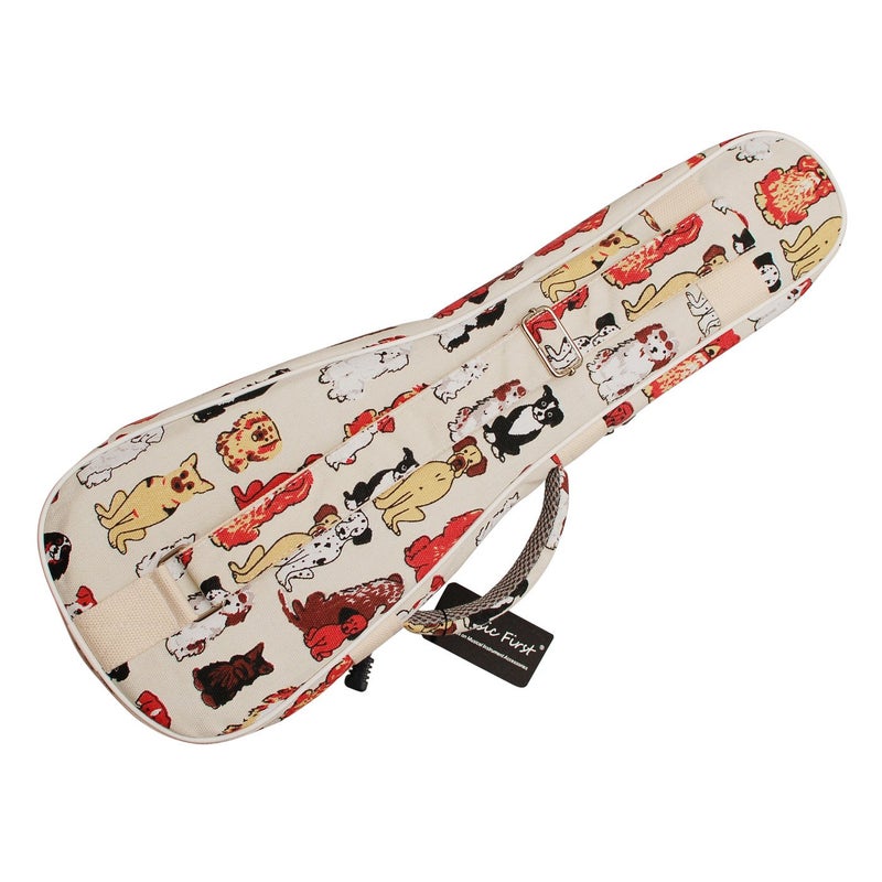 MUSIC FIRST Canvas 21â€œ Soprano MR DOG ukulele case ukulele bag ukulele cover, Original Design. - Image 3